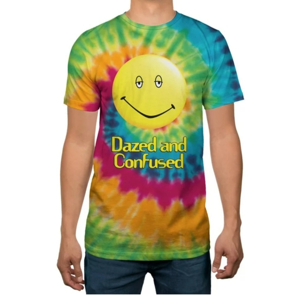Vintage 1990s Dazed and confused movie tie die graphic Tshirt unisex - Picture 2 of 7